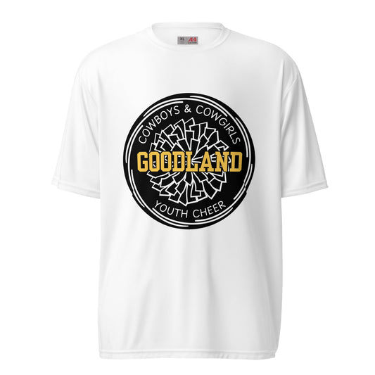 Active | Moisture Wicking Shirt | Goodland Youth Cheer | Badge Logo