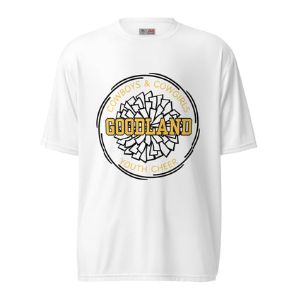 Active | Moisture Wicking Shirt | Goodland Youth Cheer | Crest Logo