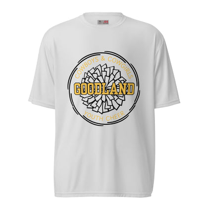 Active | Moisture Wicking Shirt | Goodland Youth Cheer | Crest Logo