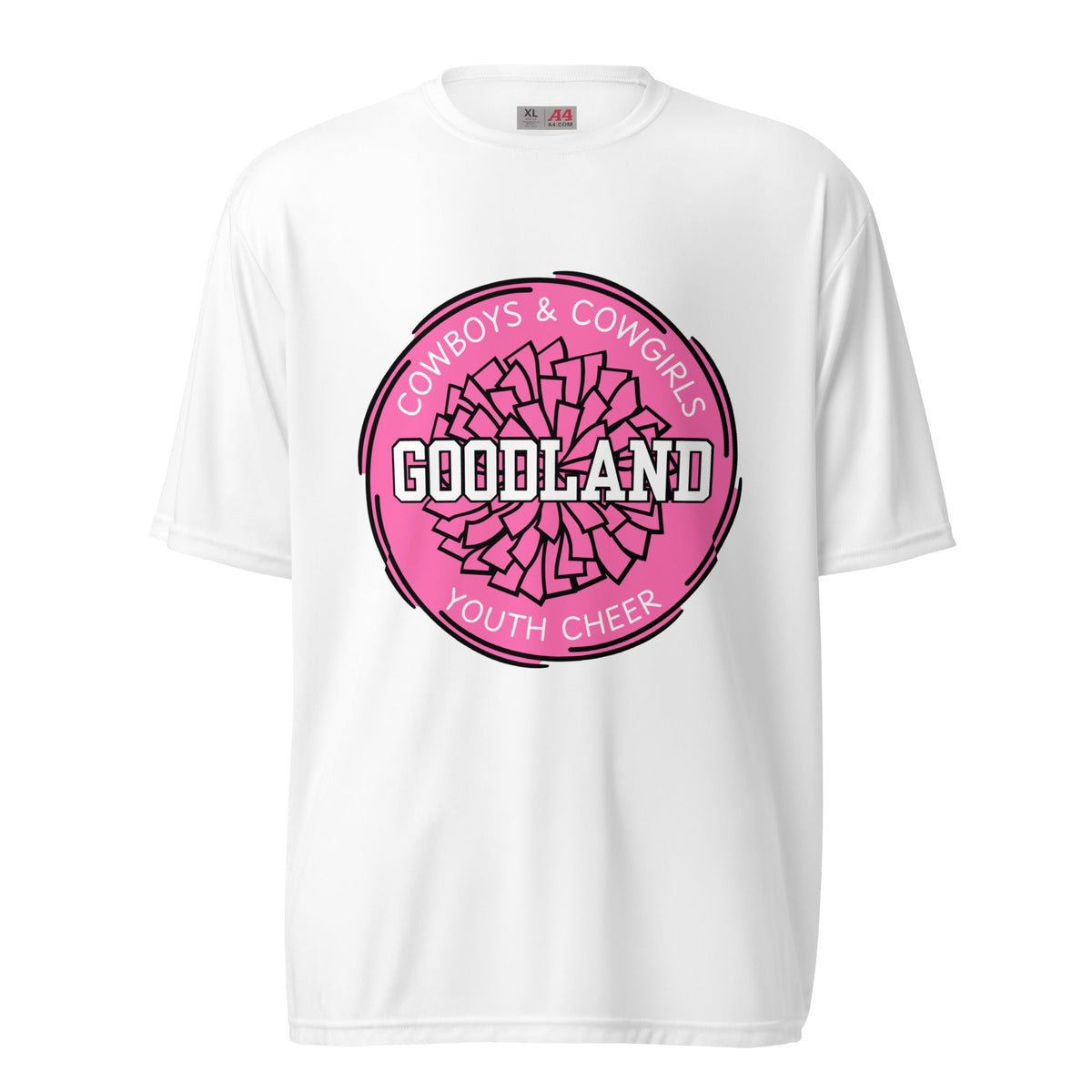 Active | Moisture Wicking Shirt | Goodland Youth Cheer | Vanguard Logo