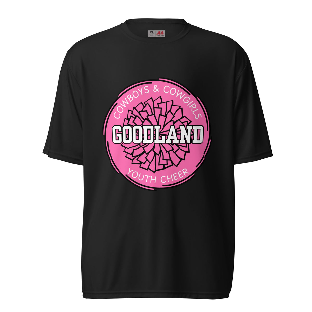 Active | Moisture Wicking Shirt | Goodland Youth Cheer | Vanguard Logo