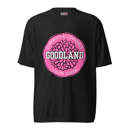 Active | Moisture Wicking Shirt | Goodland Youth Cheer | Vanguard Logo