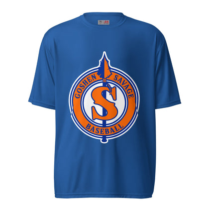 Active | Moisture Wicking Shirt | Goshen Savage Baseball | Badge Logo