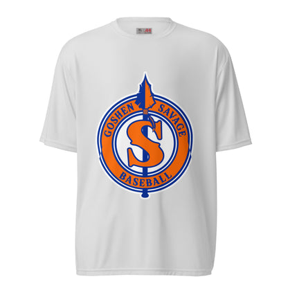 Active | Moisture Wicking Shirt | Goshen Savage Baseball | Badge Logo