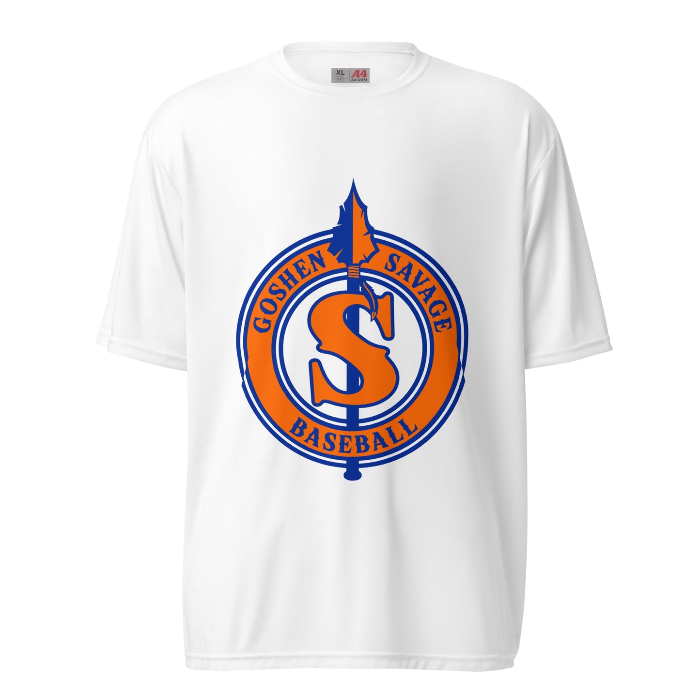 Active | Moisture Wicking Shirt | Goshen Savage Baseball | Badge Logo