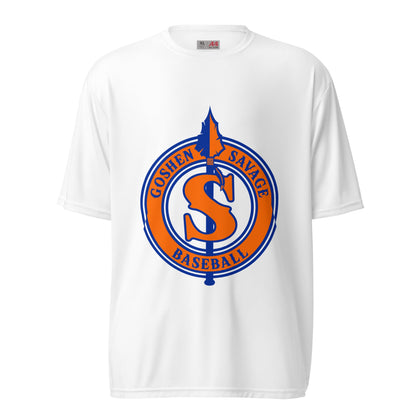 Active | Moisture Wicking Shirt | Goshen Savage Baseball | Badge Logo