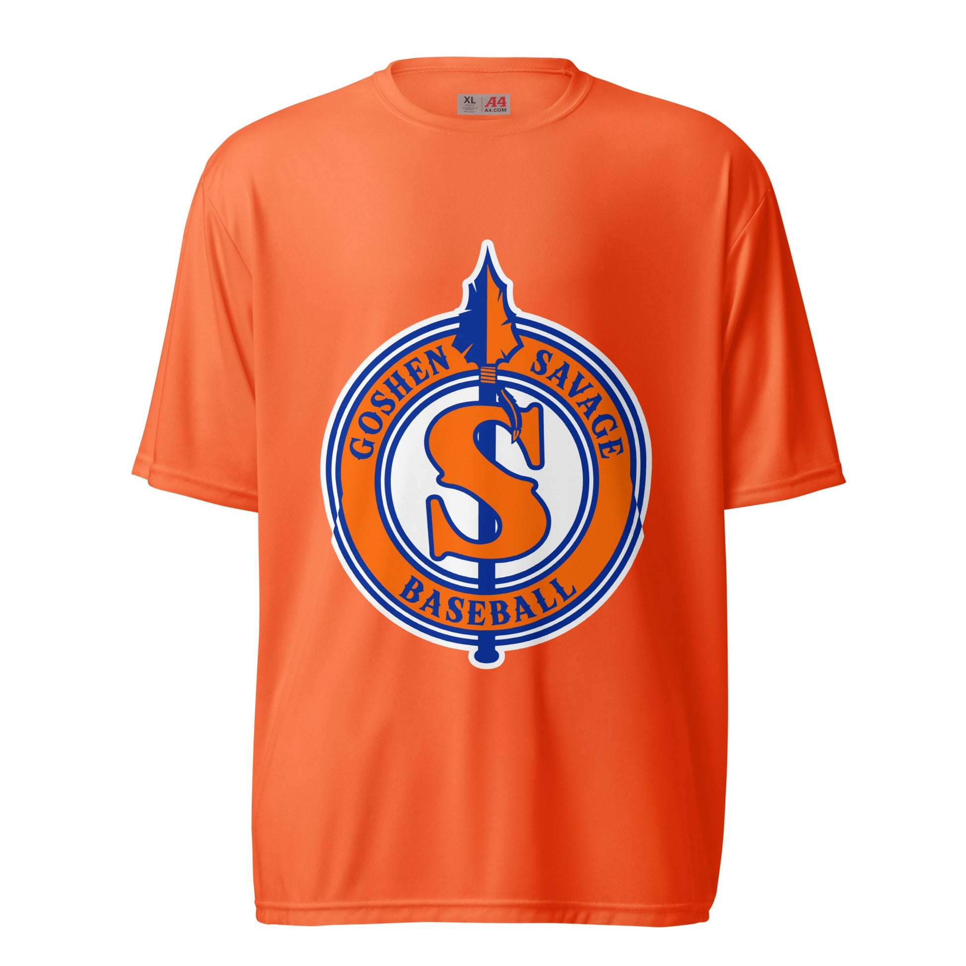 Active | Moisture Wicking Shirt | Goshen Savage Baseball | Badge Logo