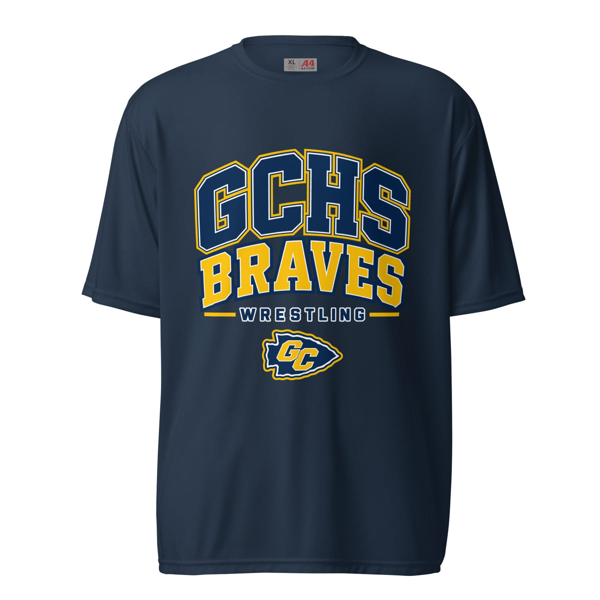 Active | Moisture Wicking Shirt | Grant County High School Wrestling | Vanguard Logo