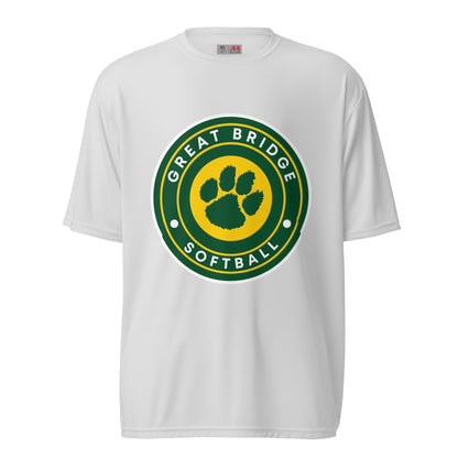 Active | Moisture Wicking Shirt | Great Bridge Softball Booster | Badge Logo