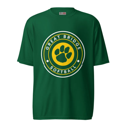 Active | Moisture Wicking Shirt | Great Bridge Softball Booster | Badge Logo