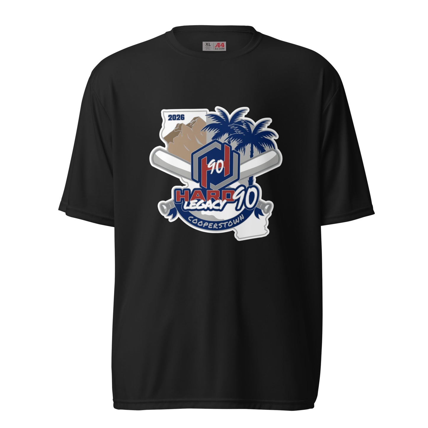 Active | Moisture Wicking Shirt | Hard 90 Legacy | Badge Logo