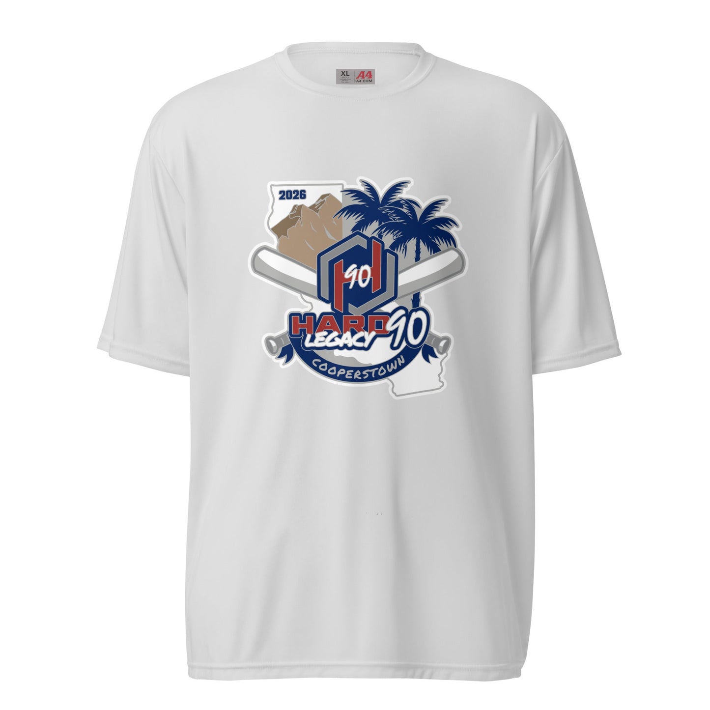 Active | Moisture Wicking Shirt | Hard 90 Legacy | Badge Logo