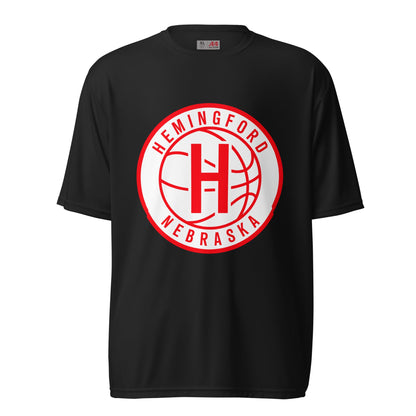 Active | Moisture Wicking Shirt | Hemingford Bobcats | Alt Badge Logo
