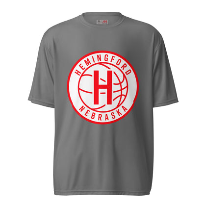 Active | Moisture Wicking Shirt | Hemingford Bobcats | Alt Badge Logo