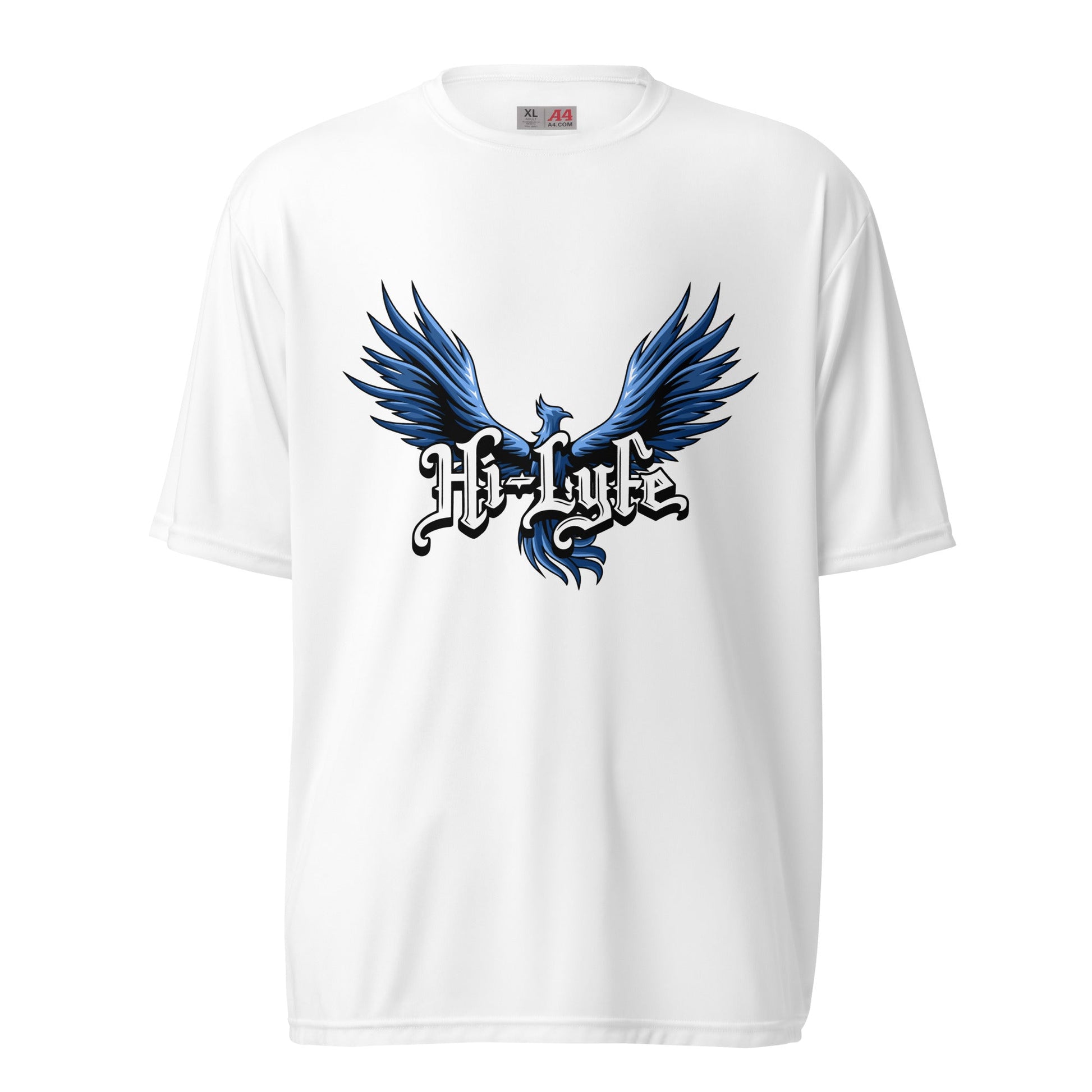 Active | Moisture Wicking Shirt | Hi - Lyfe Basketball | Wings Logo