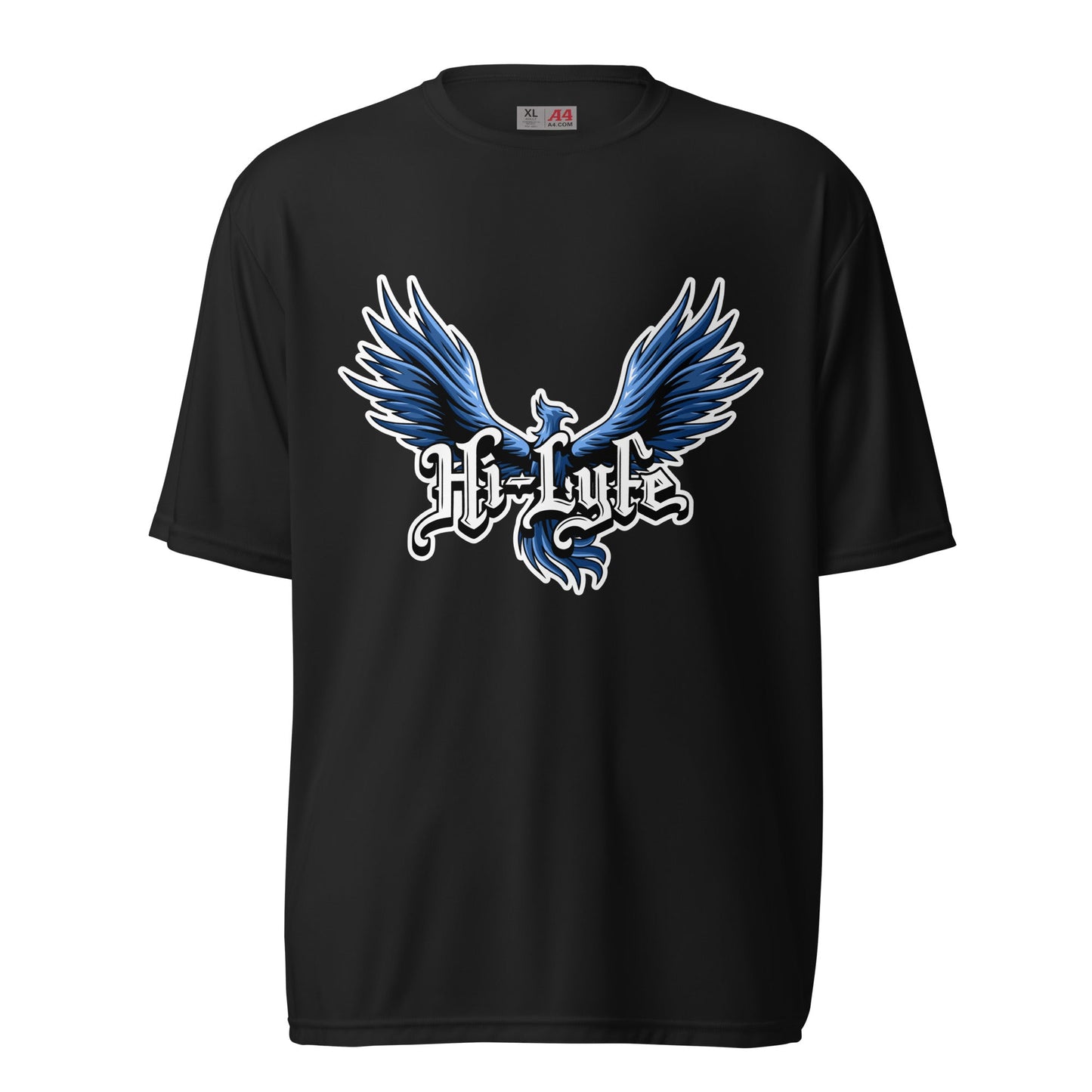Active | Moisture Wicking Shirt | Hi - Lyfe Basketball | Wings Logo