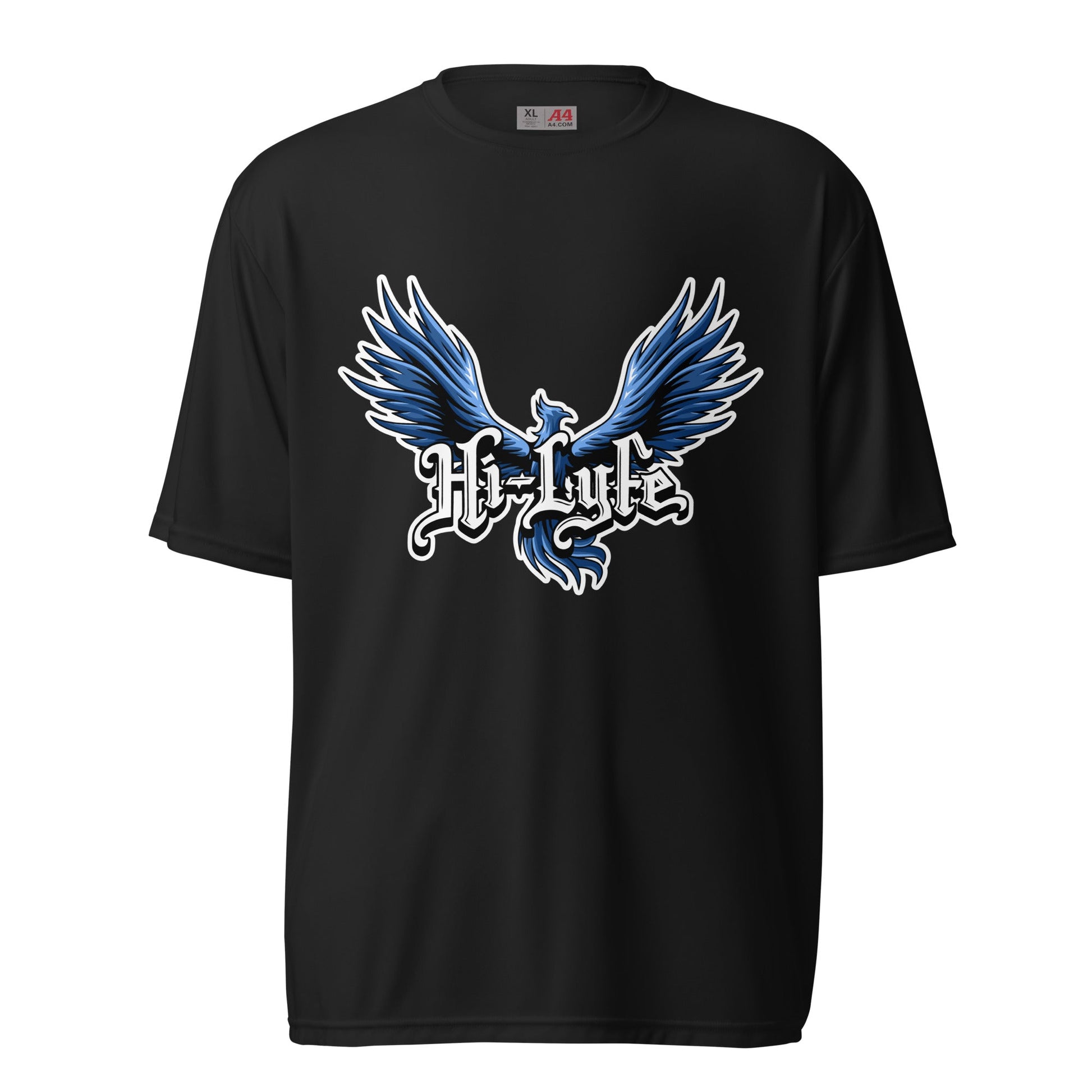 Active | Moisture Wicking Shirt | Hi - Lyfe Basketball | Wings Logo