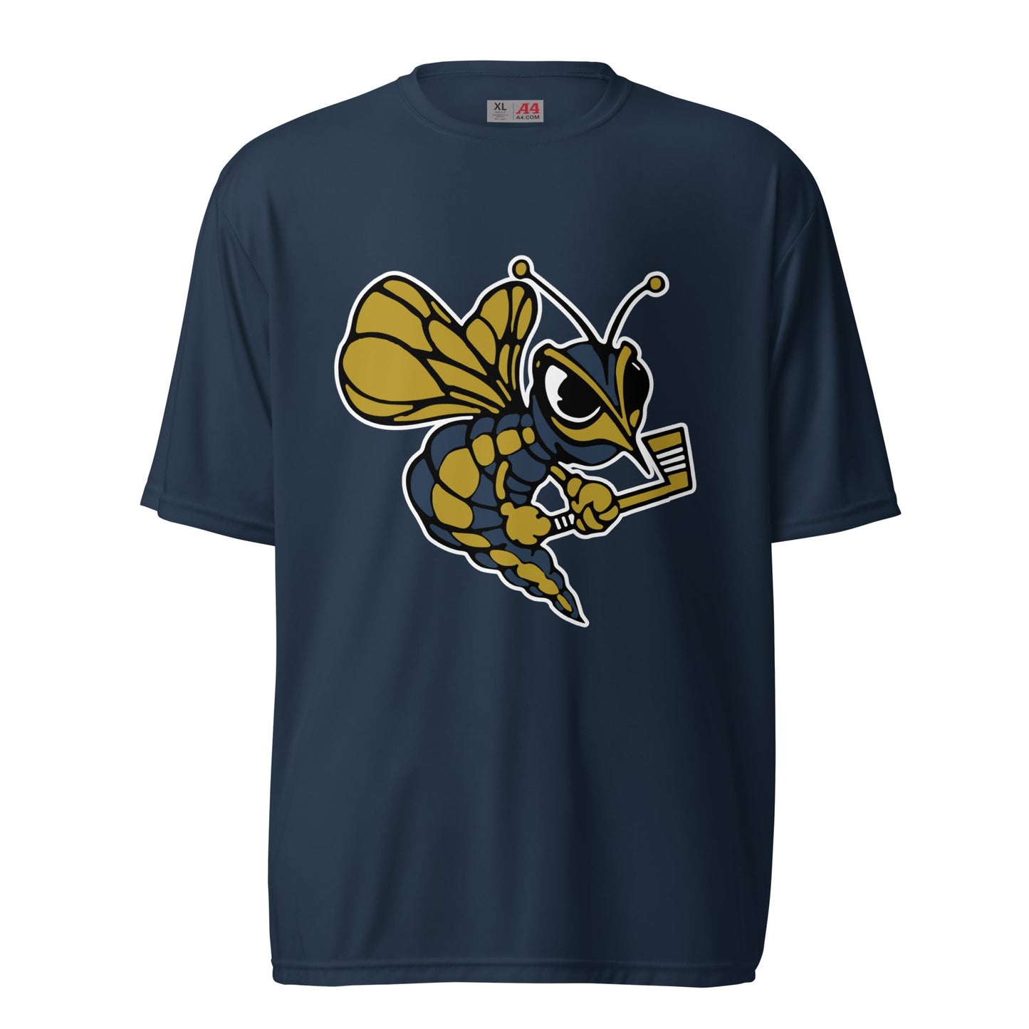 Active | Moisture Wicking Shirt | HORNETS | Mascot Logo