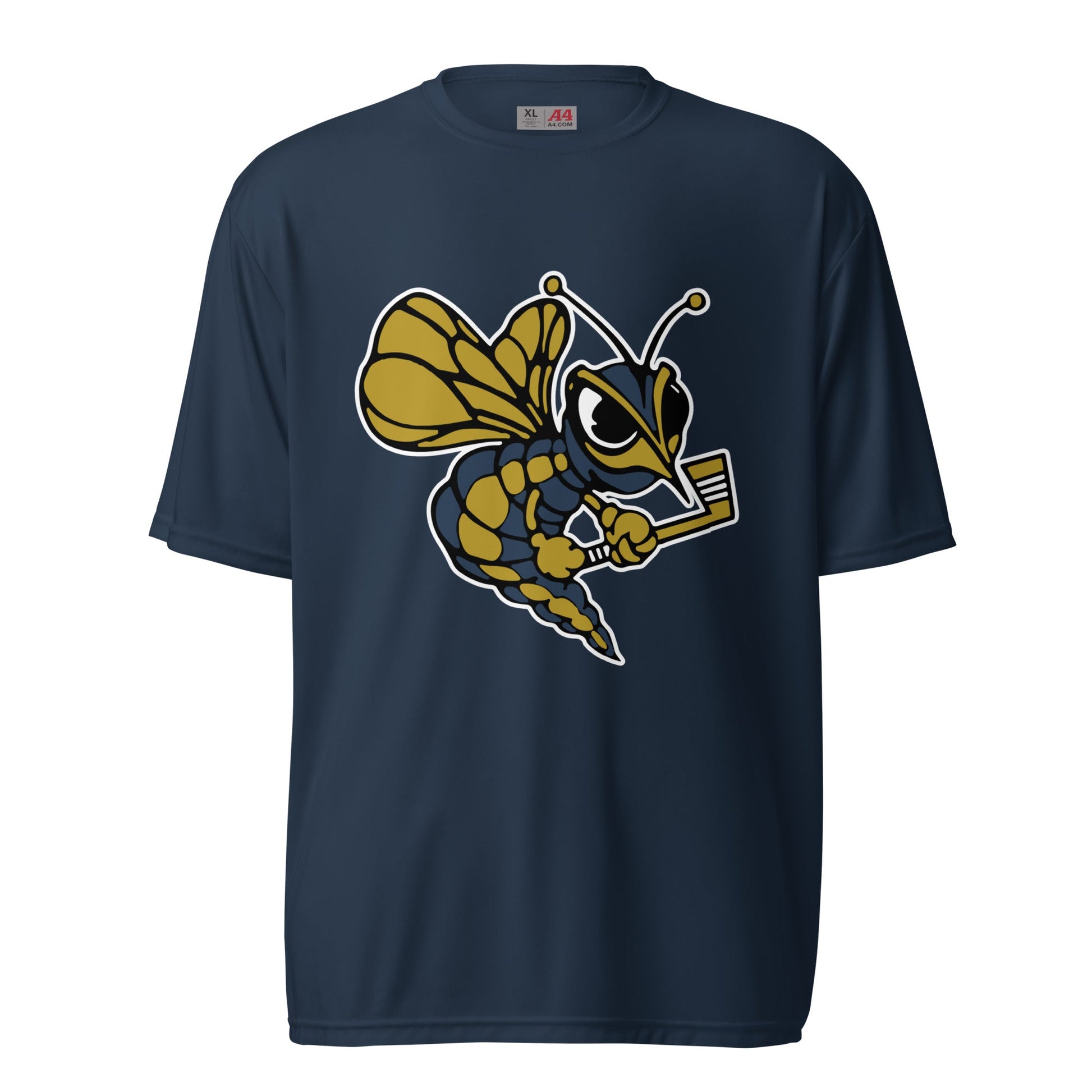 Active | Moisture Wicking Shirt | HORNETS | Mascot Logo