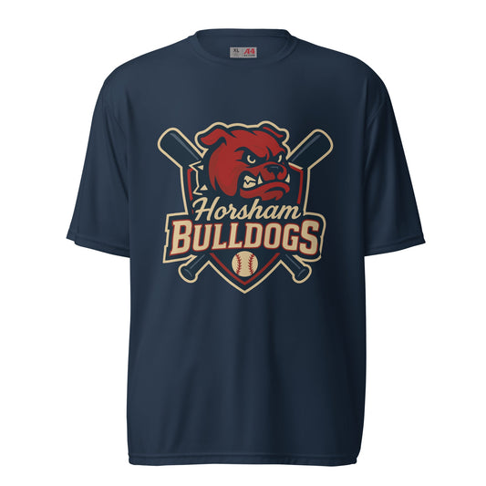 Active | Moisture Wicking Shirt | Horsham Travel Baseball | Bulldogs Logo