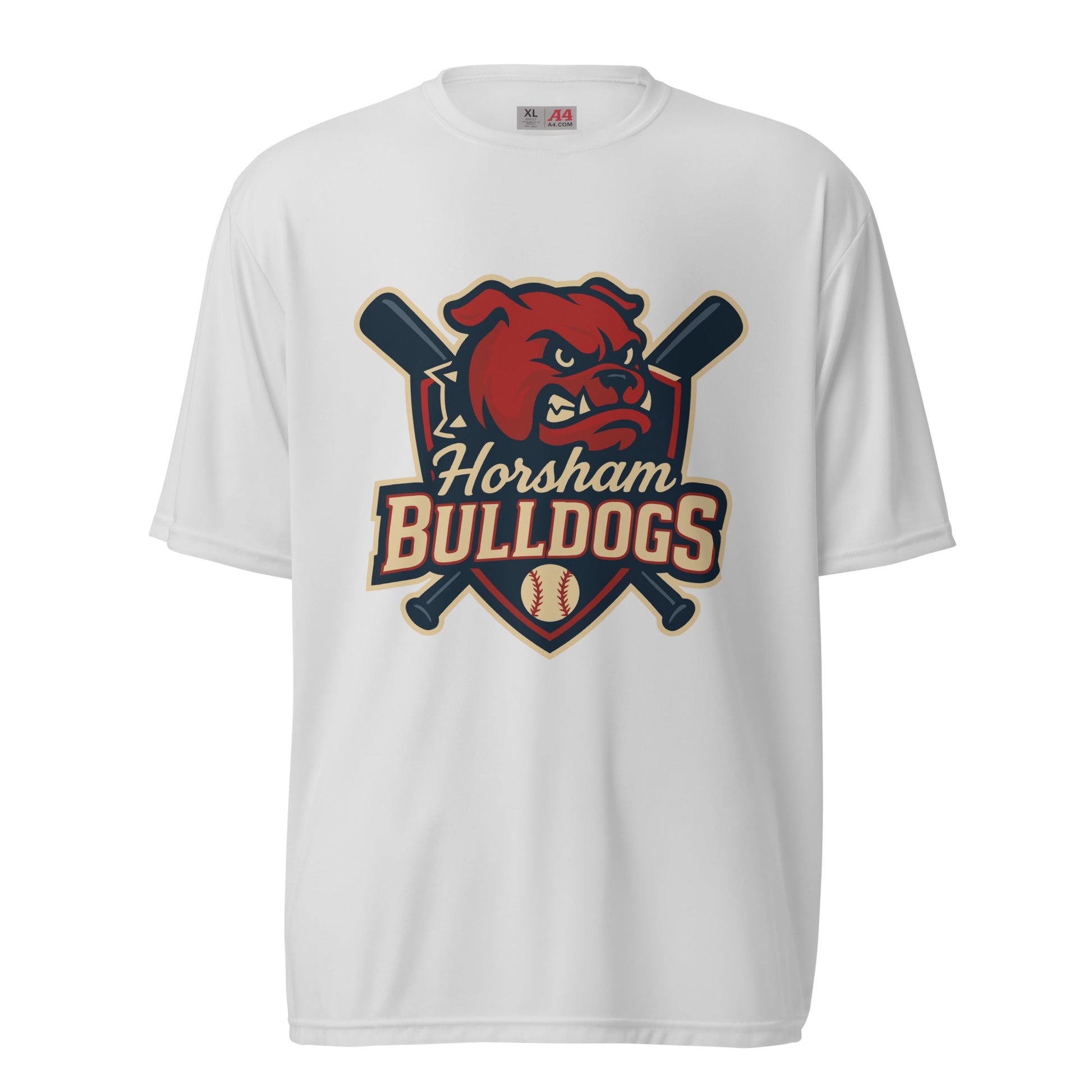 Active | Moisture Wicking Shirt | Horsham Travel Baseball | Bulldogs Logo