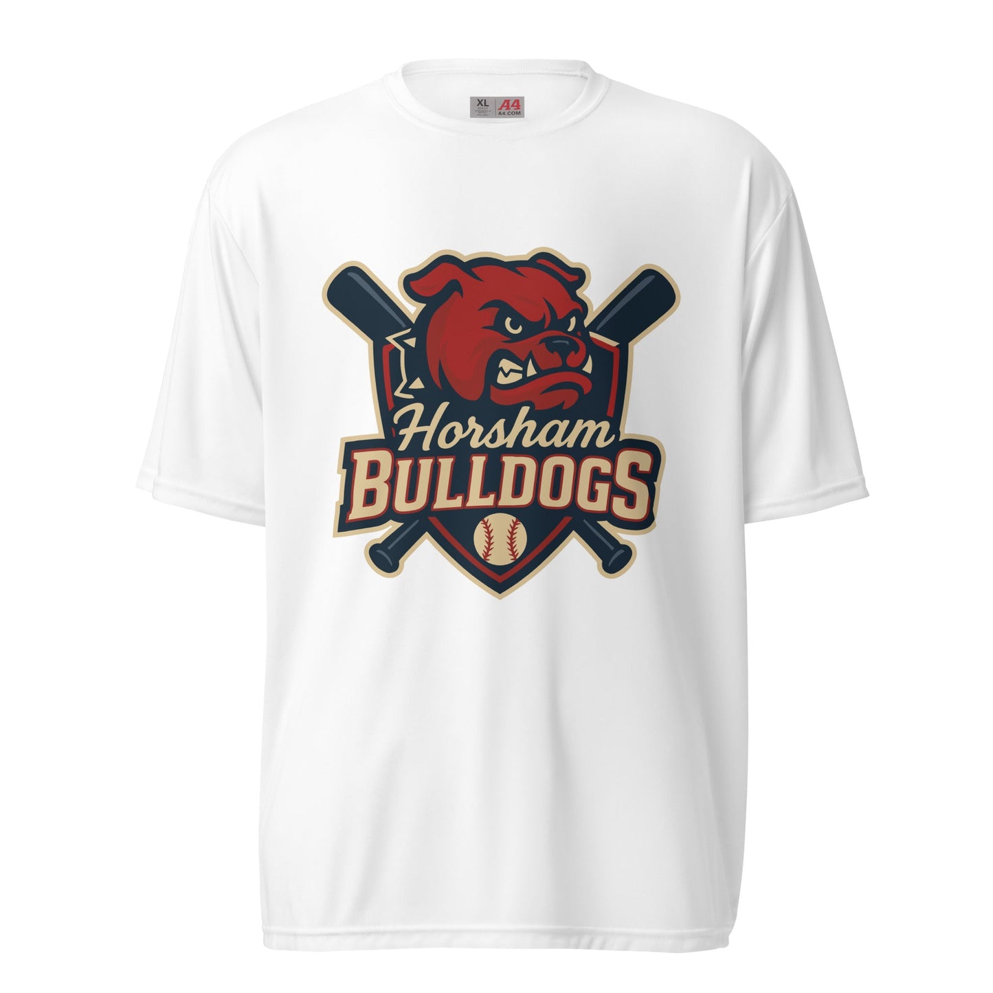 Active | Moisture Wicking Shirt | Horsham Travel Baseball | Bulldogs Logo