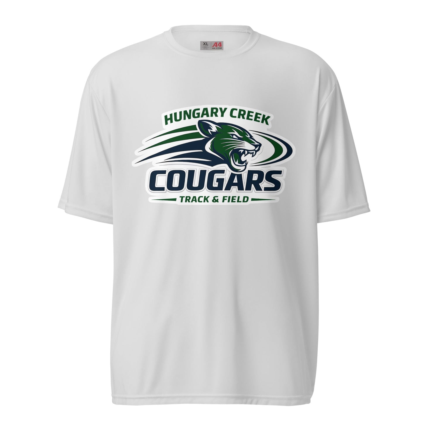 Active | Moisture Wicking Shirt | Hungary Creek Cougar | Modern Icon Logo