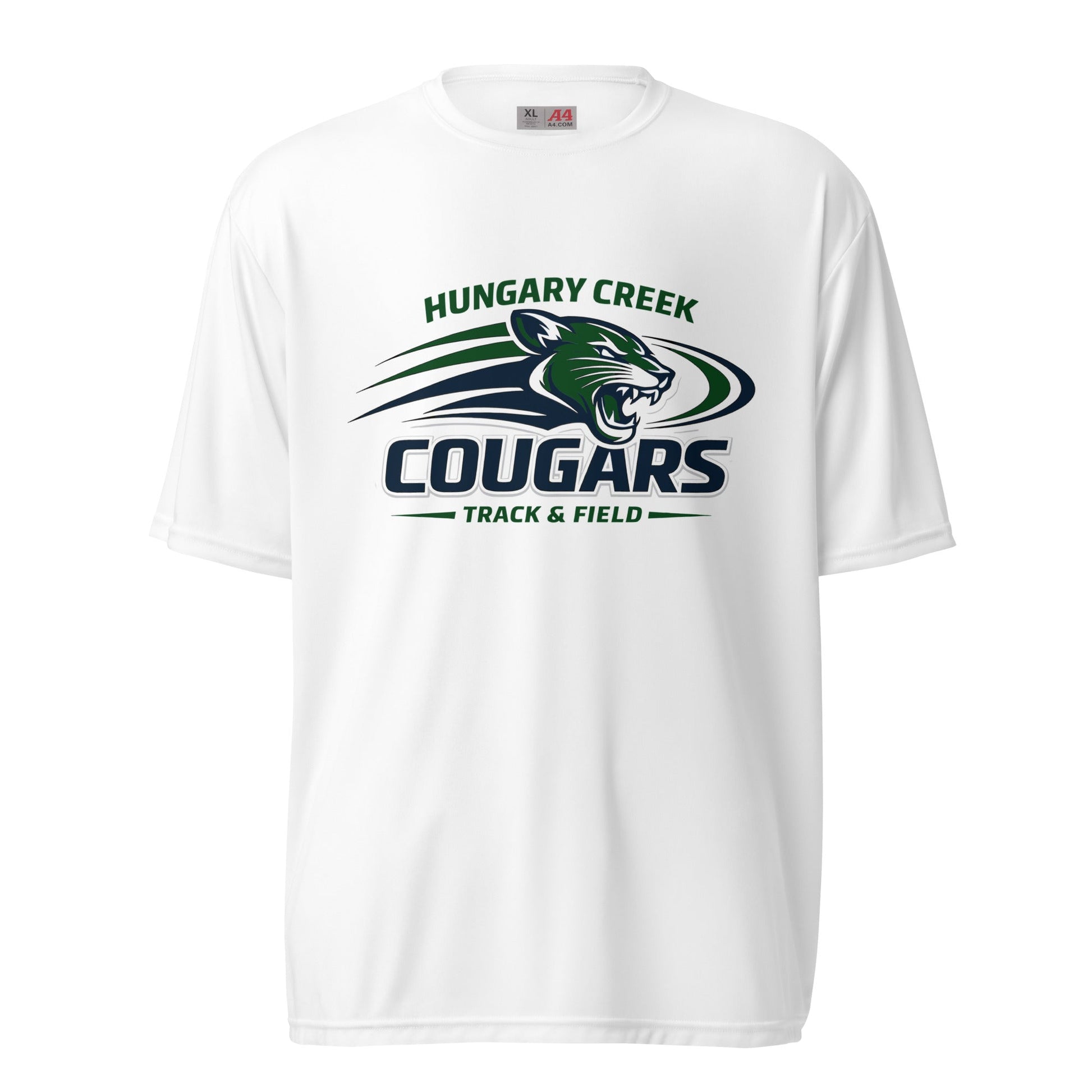 Active | Moisture Wicking Shirt | Hungary Creek Cougar | Modern Icon Logo