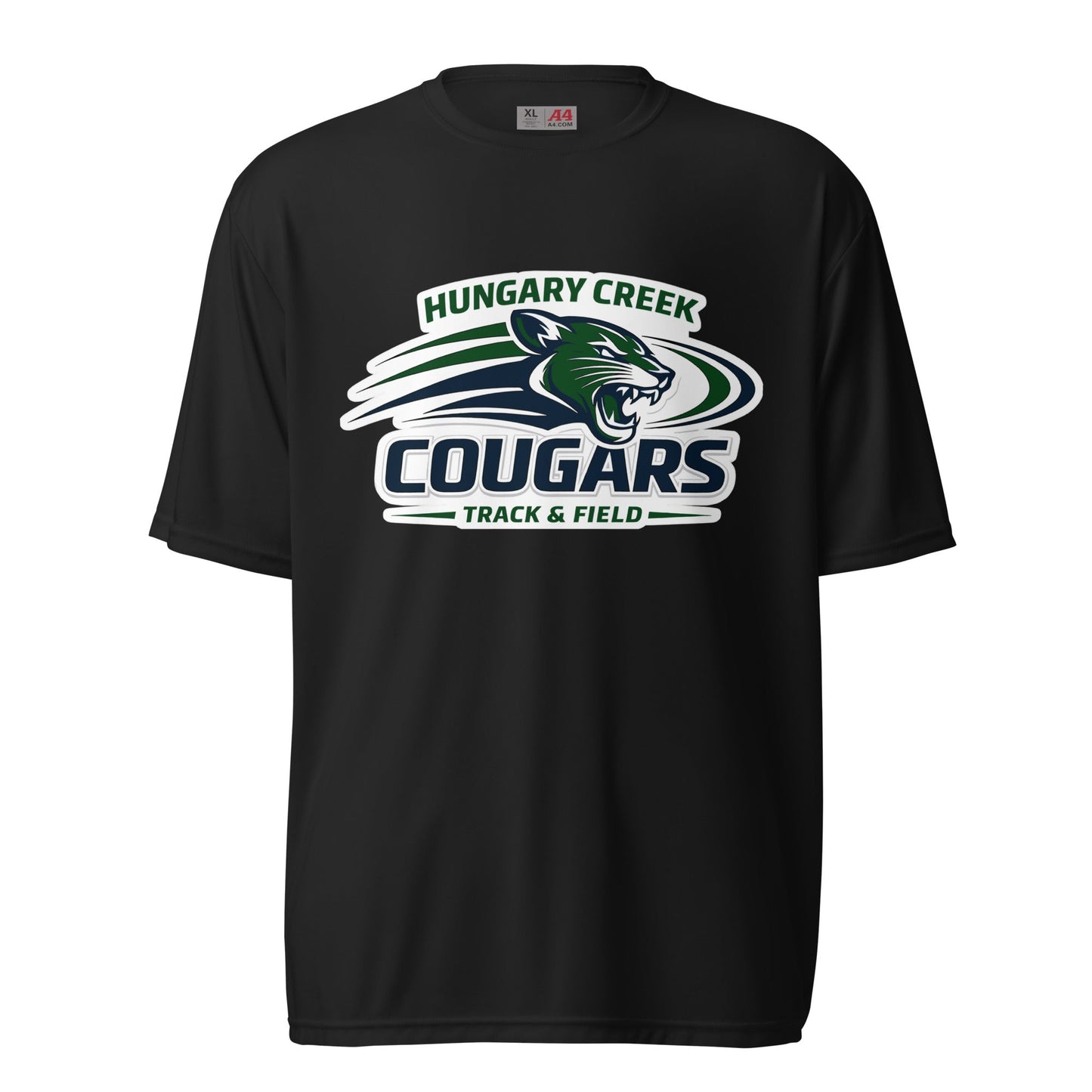 Active | Moisture Wicking Shirt | Hungary Creek Cougar | Modern Icon Logo