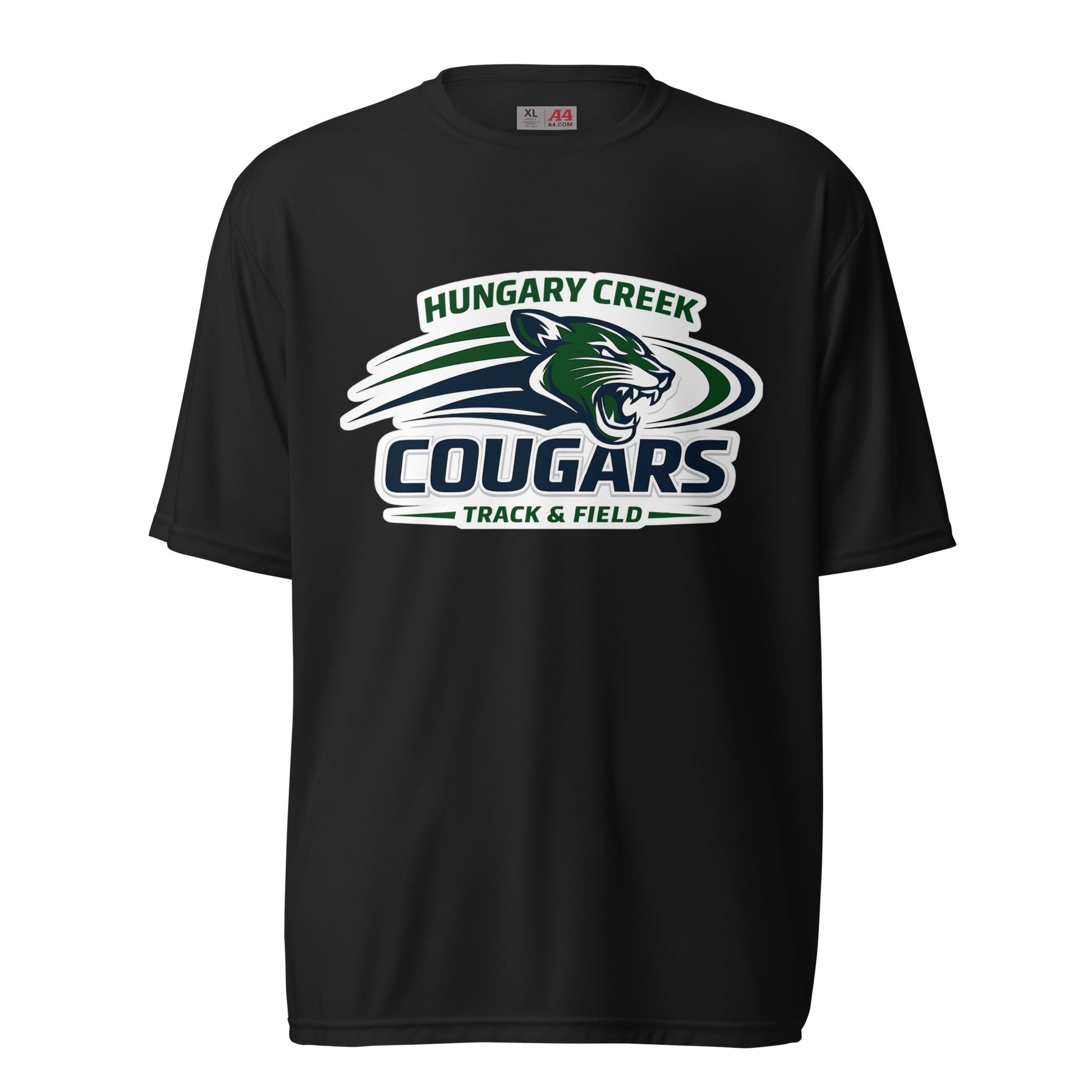 Active | Moisture Wicking Shirt | Hungary Creek Cougar | Modern Icon Logo