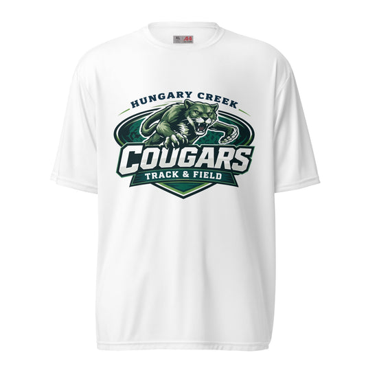 Active | Moisture Wicking Shirt | Hungary Creek Cougar | Shield Logo
