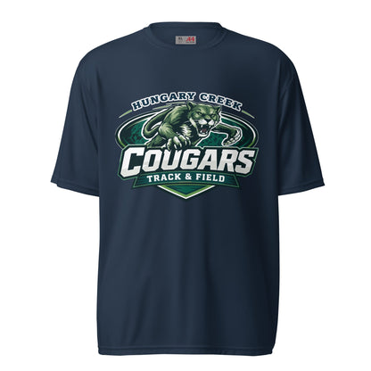 Active | Moisture Wicking Shirt | Hungary Creek Cougar | Shield Logo