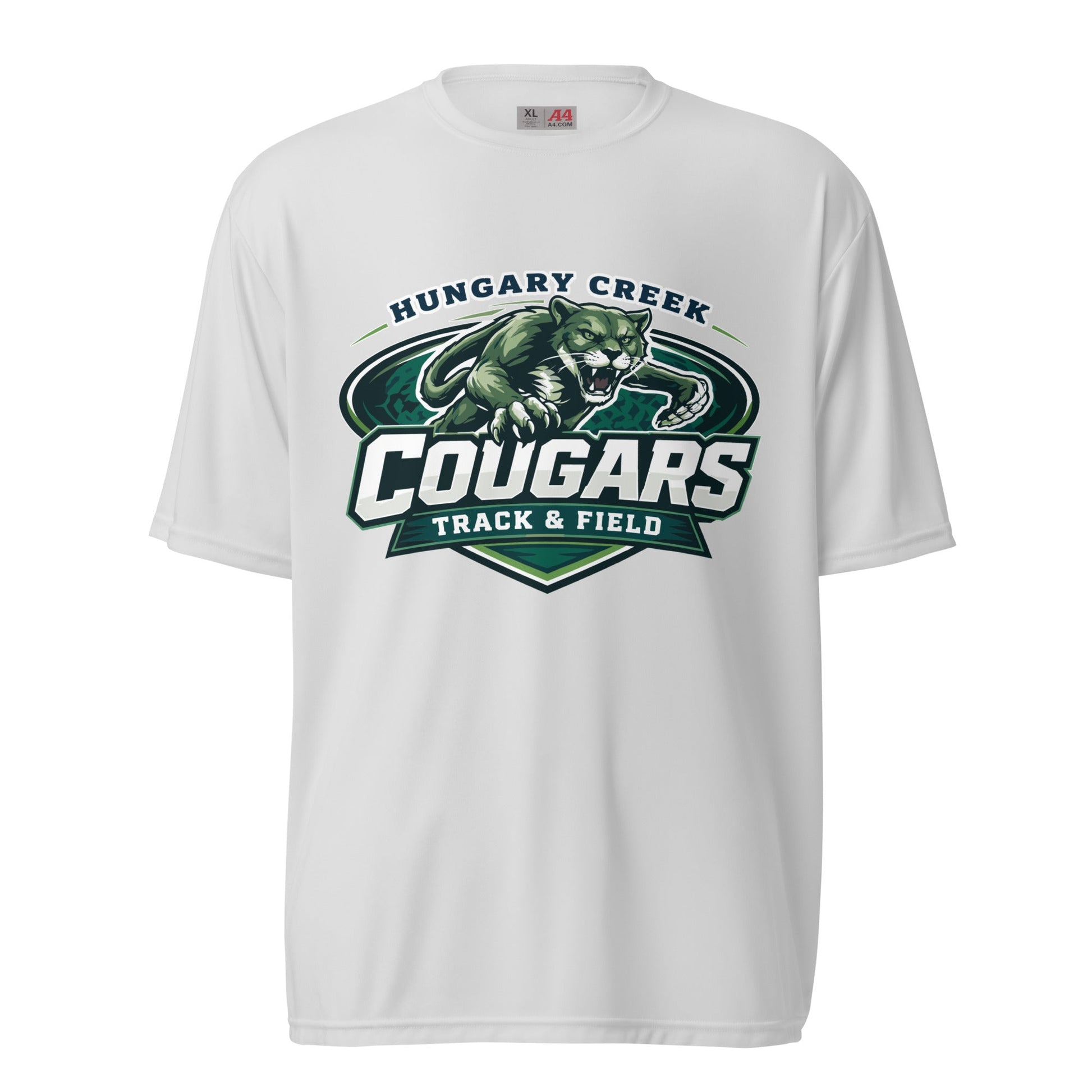 Active | Moisture Wicking Shirt | Hungary Creek Cougar | Shield Logo