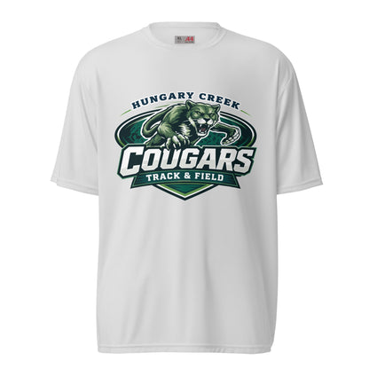 Active | Moisture Wicking Shirt | Hungary Creek Cougar | Shield Logo