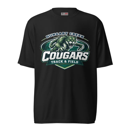 Active | Moisture Wicking Shirt | Hungary Creek Cougar | Shield Logo