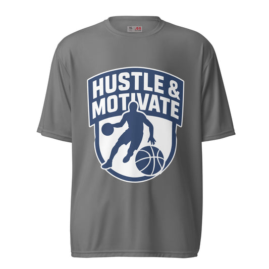 Active | Moisture Wicking Shirt | Hustle and Motivate Basketball