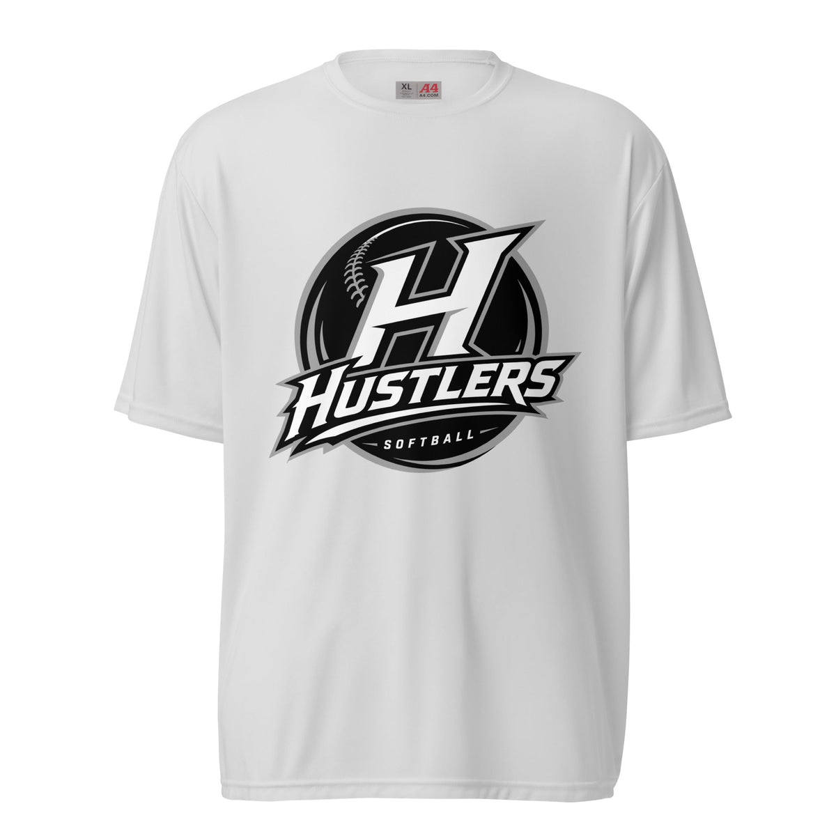 Active | Moisture Wicking Shirt | Hustlers Softball | Crest Logo