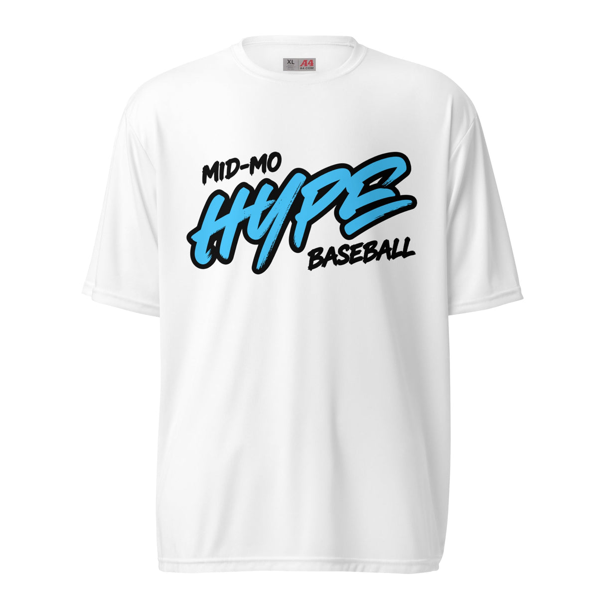 Active | Moisture Wicking Shirt | Hype Baseball Club | Modern Script Logo