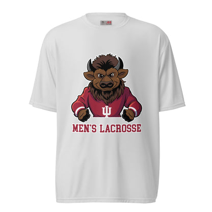 Active | Moisture Wicking Shirt | Indiana University Lacrosse | Mascot Logo