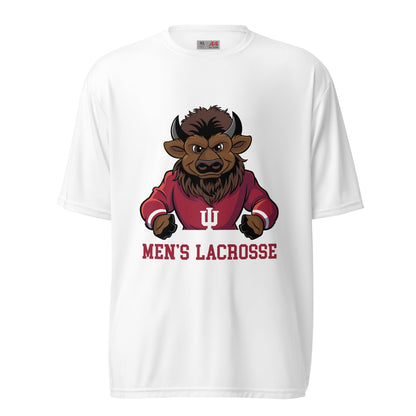 Active | Moisture Wicking Shirt | Indiana University Lacrosse | Mascot Logo