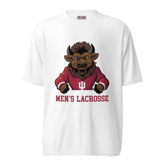 Active | Moisture Wicking Shirt | Indiana University Lacrosse | Mascot Logo