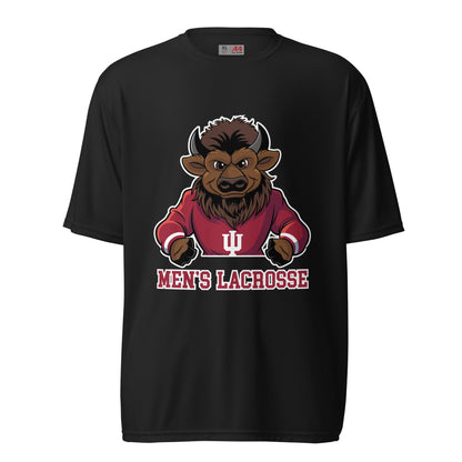 Active | Moisture Wicking Shirt | Indiana University Lacrosse | Mascot Logo