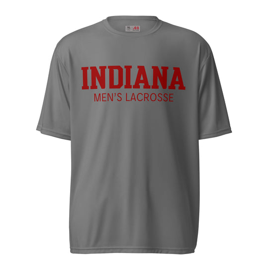 Active | Moisture Wicking Shirt | Indiana University Lacrosse | Script Logo