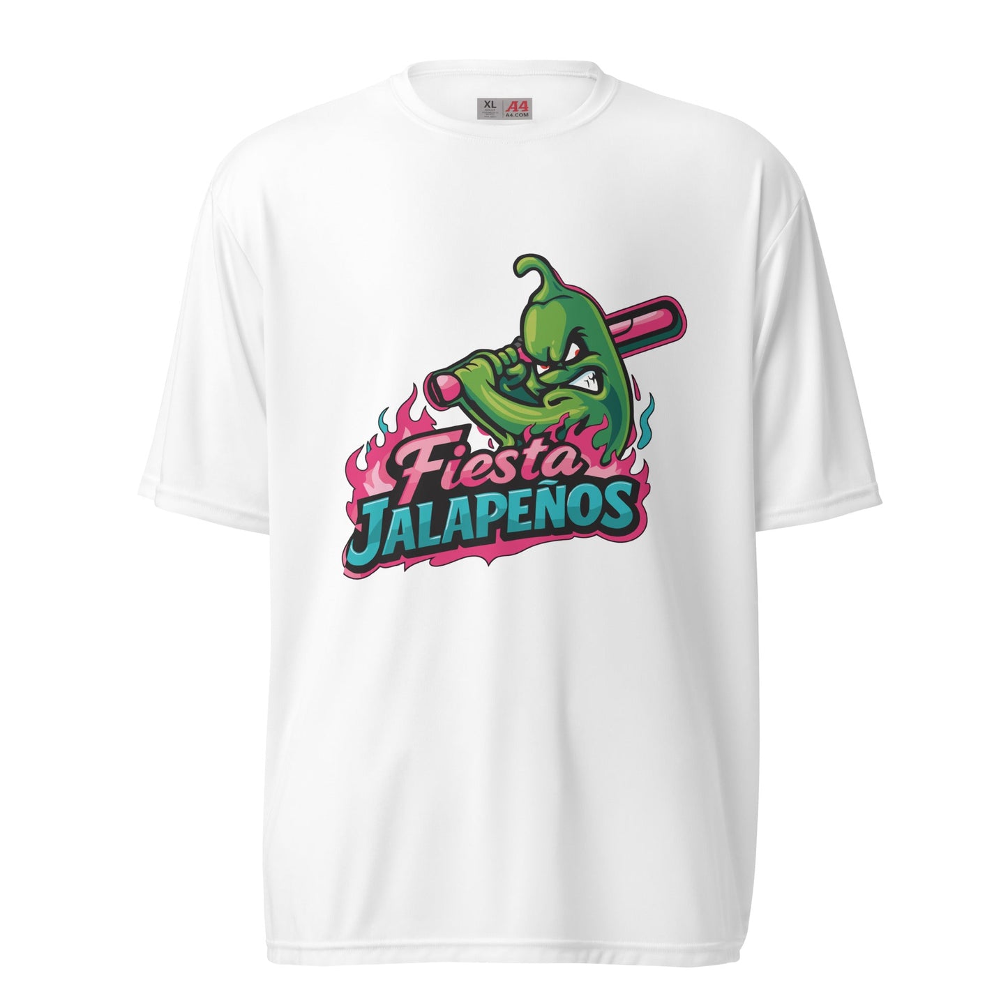 Active | Moisture Wicking Shirt | Jalapenos Baseball | Fiesta Logo