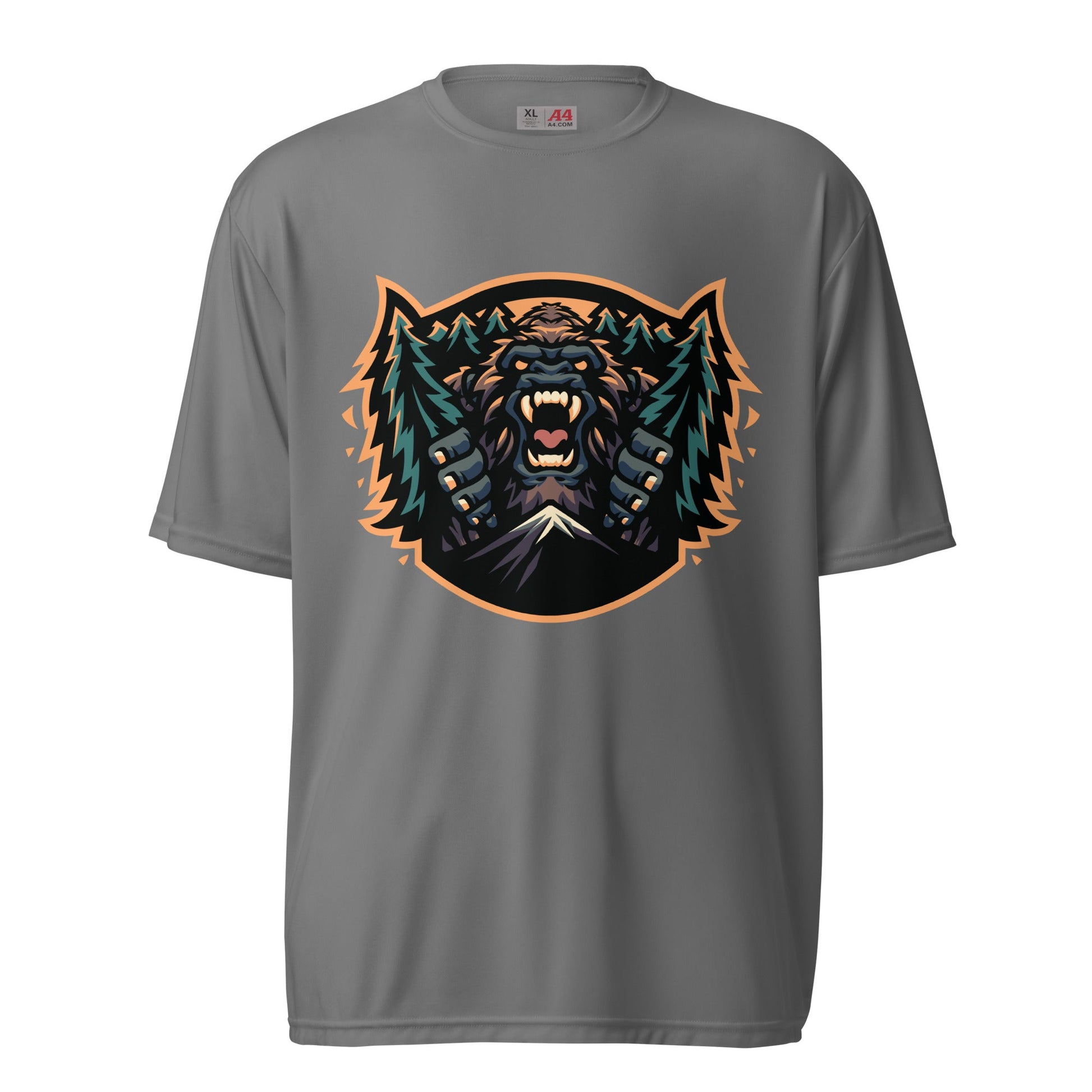 Active | Moisture Wicking Shirt | JBLM Bigfoot Hockey Team | Mascot Logo