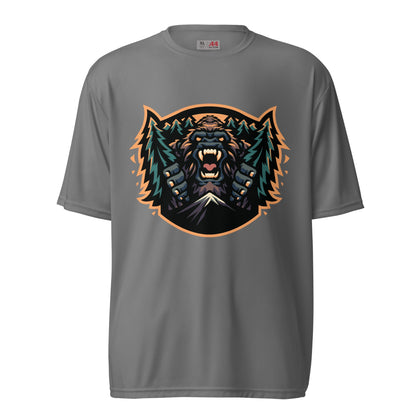 Active | Moisture Wicking Shirt | JBLM Bigfoot Hockey Team | Mascot Logo