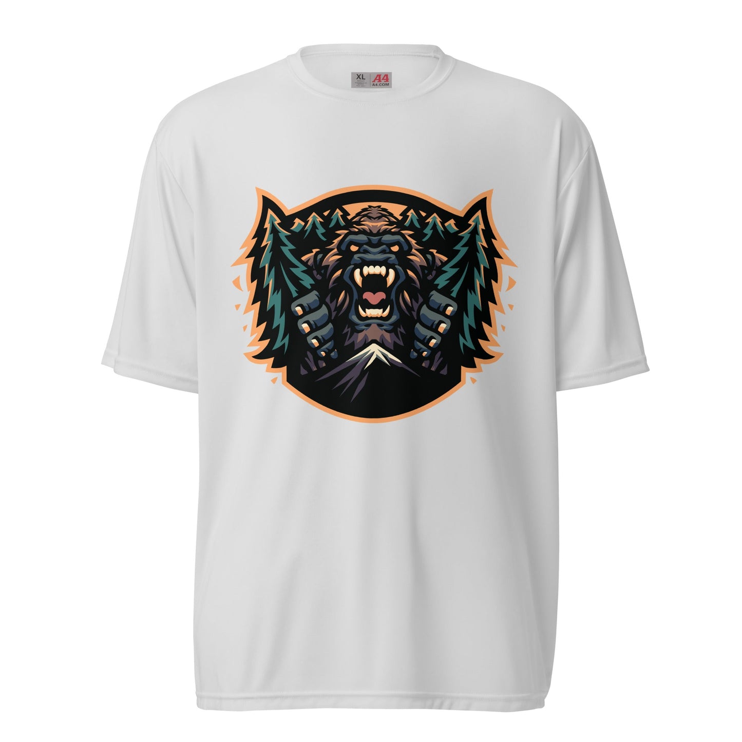 Active | Moisture Wicking Shirt | JBLM Bigfoot Hockey Team | Mascot Logo