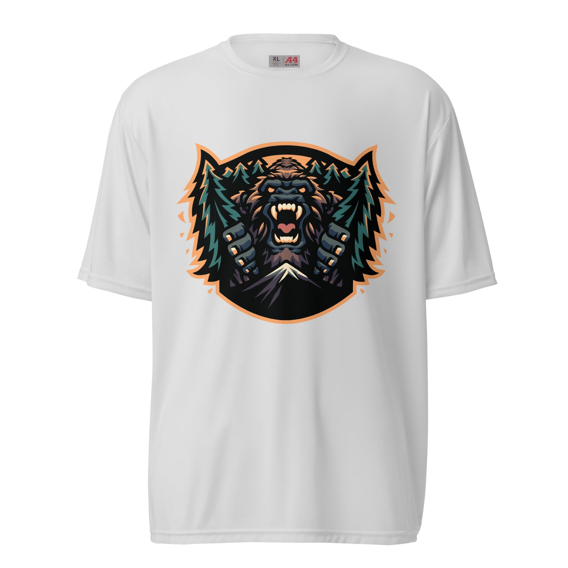 Active | Moisture Wicking Shirt | JBLM Bigfoot Hockey Team | Mascot Logo