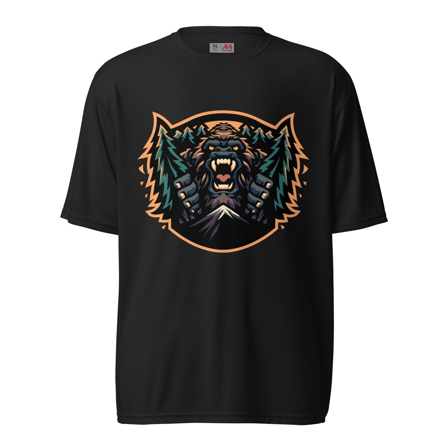 Active | Moisture Wicking Shirt | JBLM Bigfoot Hockey Team | Mascot Logo