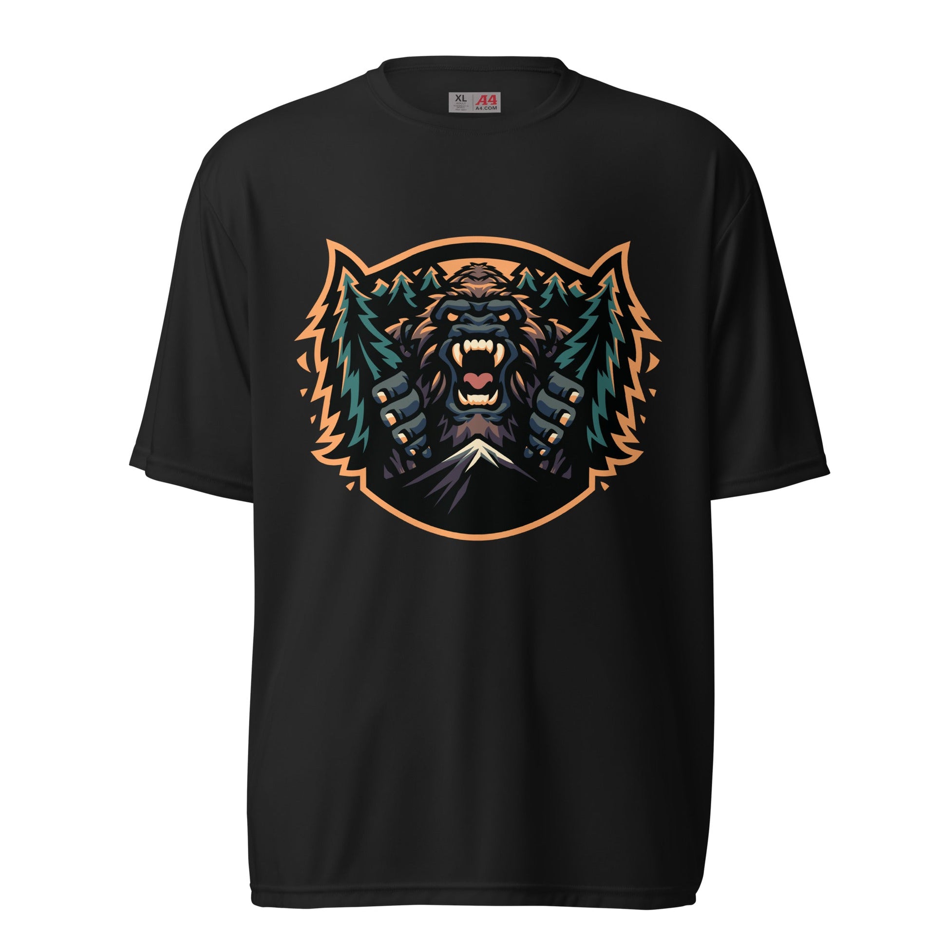 Active | Moisture Wicking Shirt | JBLM Bigfoot Hockey Team | Mascot Logo